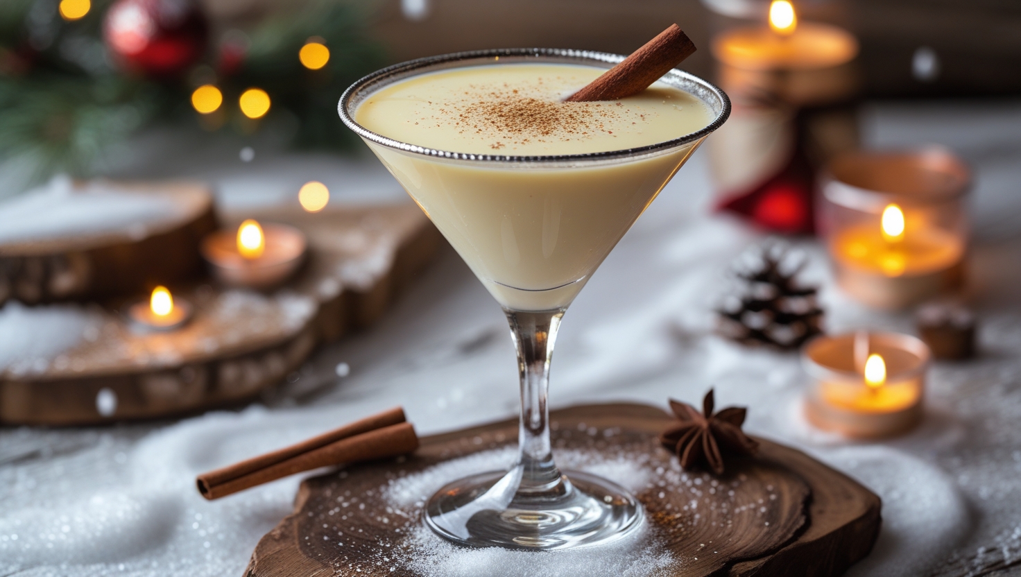 Eggnog Martini