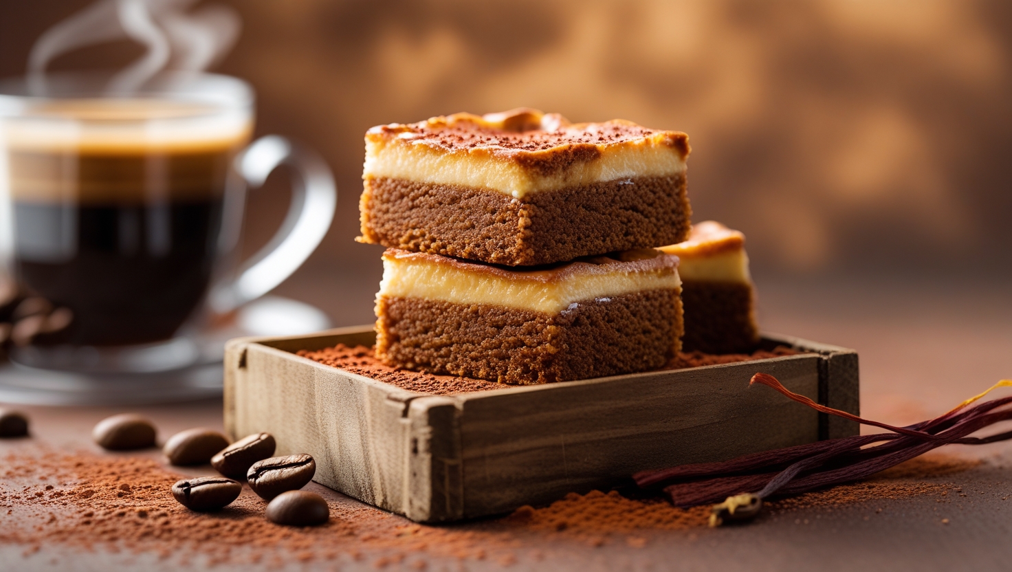 coffee-infused dessert bars